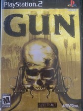Gun (Sony PlayStation 2 PS2)  Complete w/ Manual Sleeve Has Water Damage TESTED!