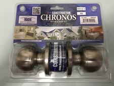 Chronos Privacy Door Lock Set Knob For Bedroom and Bathroom SS