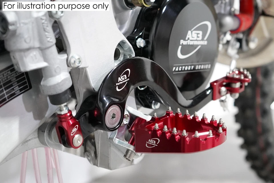 AS3 ESTRIBERAS para TM MX EN 125 144 250 300 450 530 2008-2020 Foto 4 de 4