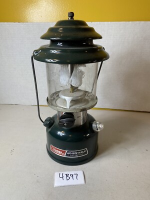 Coleman adjustable two mantle No. 288A700 lantern camping outdoors