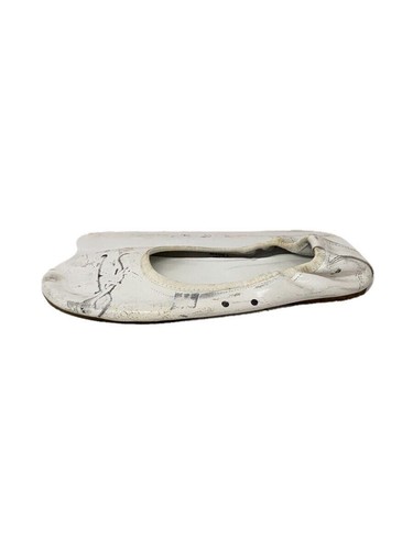 MM6 ballet shoes print 36 White leather Used