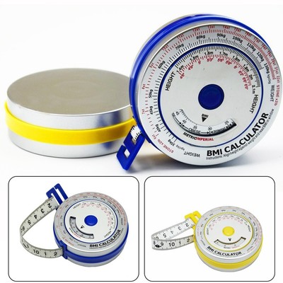 BMI Body Mass Index Retractable Tape 150cm  Calculator Diet Tape Measures Tools