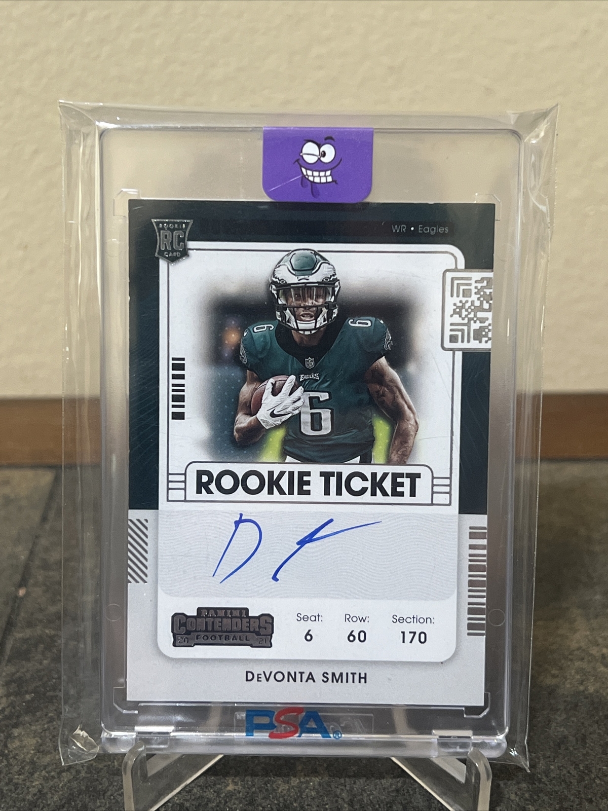 2021 Panini Contenders DeVonta Smith On Card Rookie Ticket Auto RC #107