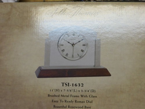 Seth Thomas Quartz Movement Desk Clock MSRP $79.00 - Picture 5 of 6