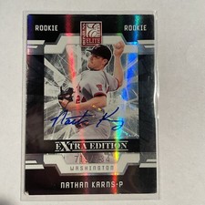 2009 Donruss Elite Extra Edition /734 Nathan Karns #115 Auto