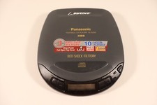Panasonic Portable Vintage CD Player SL-S200 Tested Works Clean Battery Bay