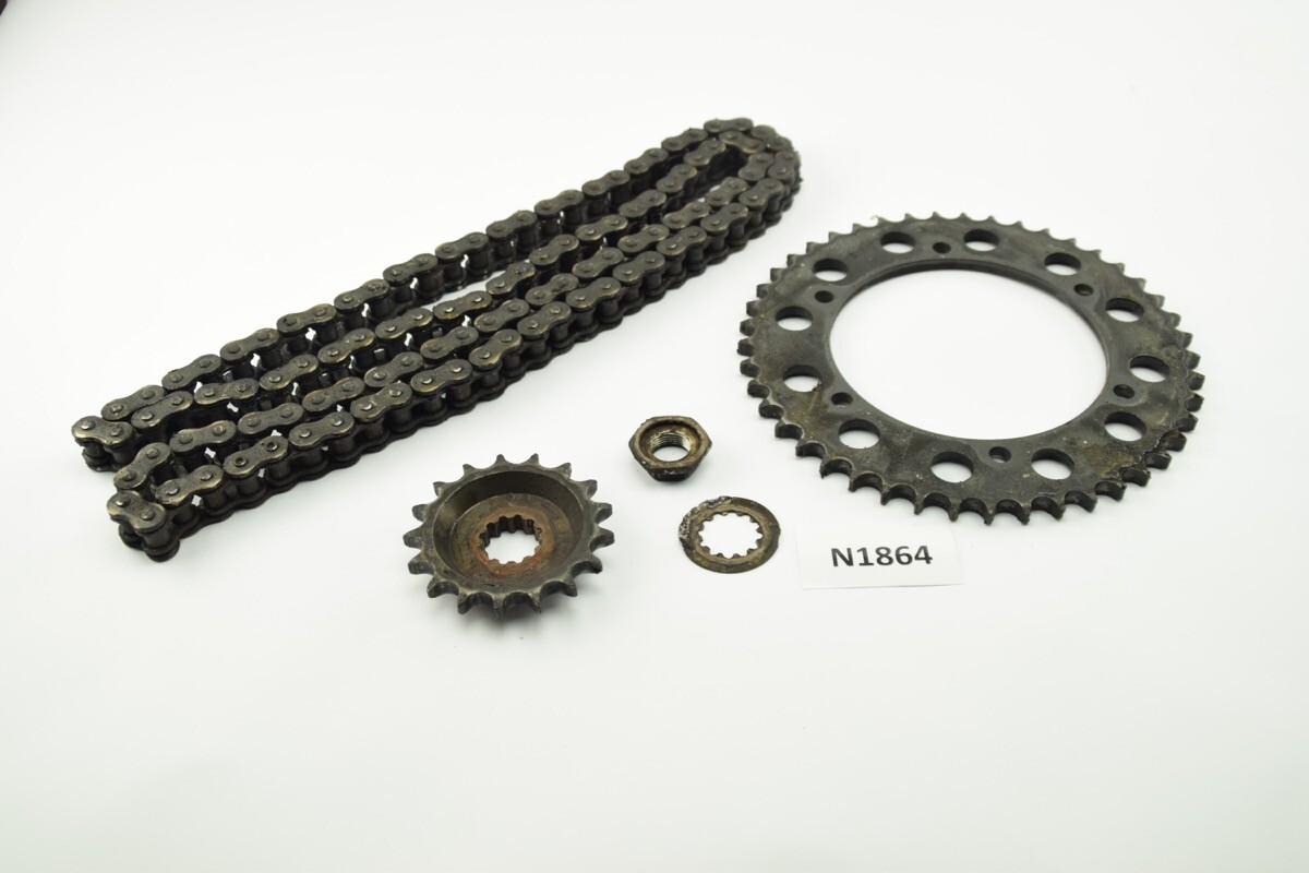 Kawasaki ZX- 10 ZXT 00 B yom 1989 - chain set chain kit N1864 | eBay