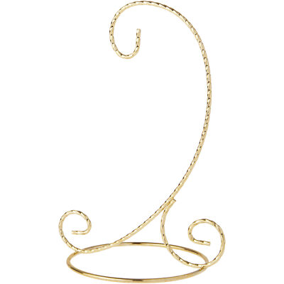 Bard's Twisted Gold-toned Ornament Stand, Small, 7'' H x 5.125'' W x 5.125'' D