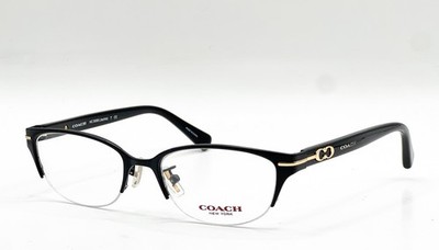 Coach HC 5058 9192 Satin Black Browline Authentic Eyeglass Frames 49-17-135