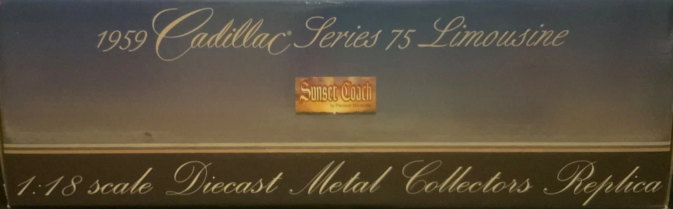 1959 Cadillac Series 75 Limousine 1:18 Black NIB - Image 4 of 4