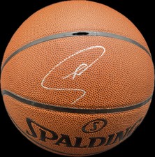 Stephen Curry Golden State Warriors Signed Basketball NBA PSA