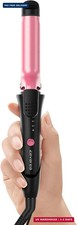 2-in-1 Hair Straightener and Curler  Dual Voltage Flat Iron for Travel  3 Heat