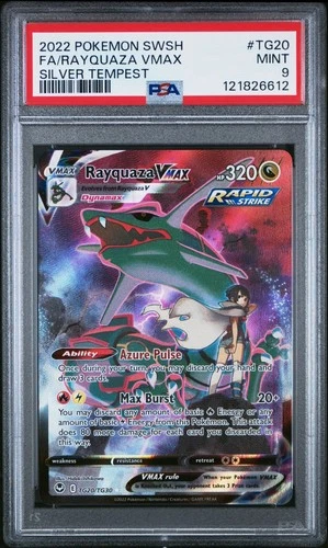 Pokemon Rayquaza Vmax Silver Tempest TG20/TG30 PSA 9 Mint