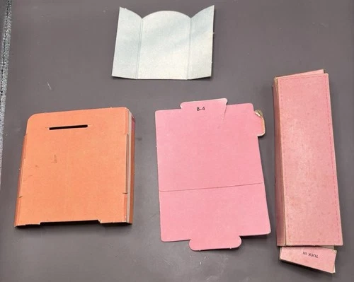 Vintage Mattel 1964 Barbie Doll Goes To College? Cardboard Pieces Playset School