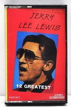 JERRY LEE LEWIS  "12 Greatest"  1988 Cassette Golden Circle PO57607