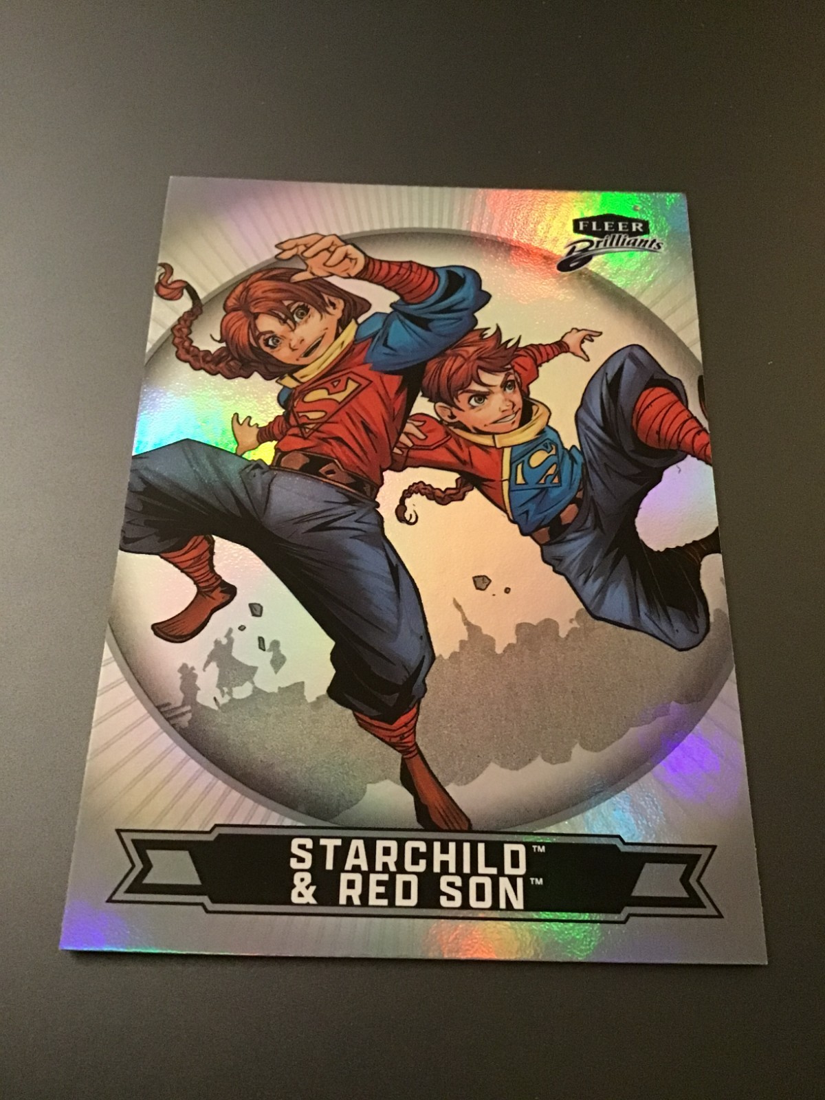 2025 Fleer Brilliants Superman Pick a card finish your set BASE INSERTS PURPLE