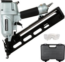 Angled Finish Nailer Kit | 15 Gauge | Pneumatic | Accepts Finish Nails 1-1/4-Inc