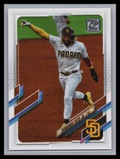 2021 Topps Baseball #1 Fernando Tatis Jr. 70th Anniversary Base Card SD Padres