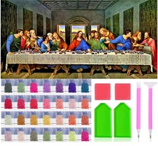 DIY 5D Full Square Diamond Painting by Number Kits for Adults, Diamond Painti...