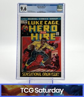 1972 MARVEL COMICS #1 HERO FOR HIRE 1ST APPEARANCE OF LUKE CAGE CGC 9.6