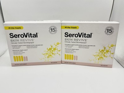 SeroVital Skin Revive 240 Capsules Anti-Aging Dietary Supplement - 2 Pack