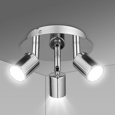 Spotlight Ceiling GU10 Lamps Rotatable & Dimmable For Bar Kitchen & Living Rooms