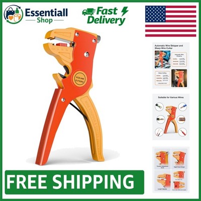 Adjustable Automatic Wire Stripper with Eagle Nose Pliers - Compact & Ergonomic