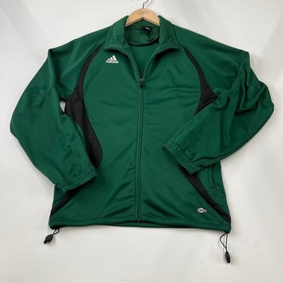 ADIDAS Full-Zip Track Jacket Men's Size XS Green