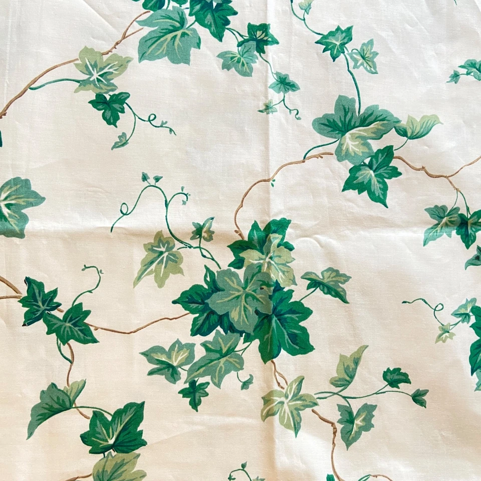 Tela Waverly Hiedra Inglesa Algodón Pulido Schumacher Chintz De Colección 2 Yardas x 54" Foto 2 de 4