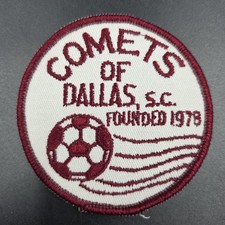 Vintage 1978 Comets Of Dallas Soccer Patch Fo...