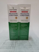 2x Pharmbanner Extra Strength Folliculitis Conditioner Repairs 11.84oz Exp 12/27