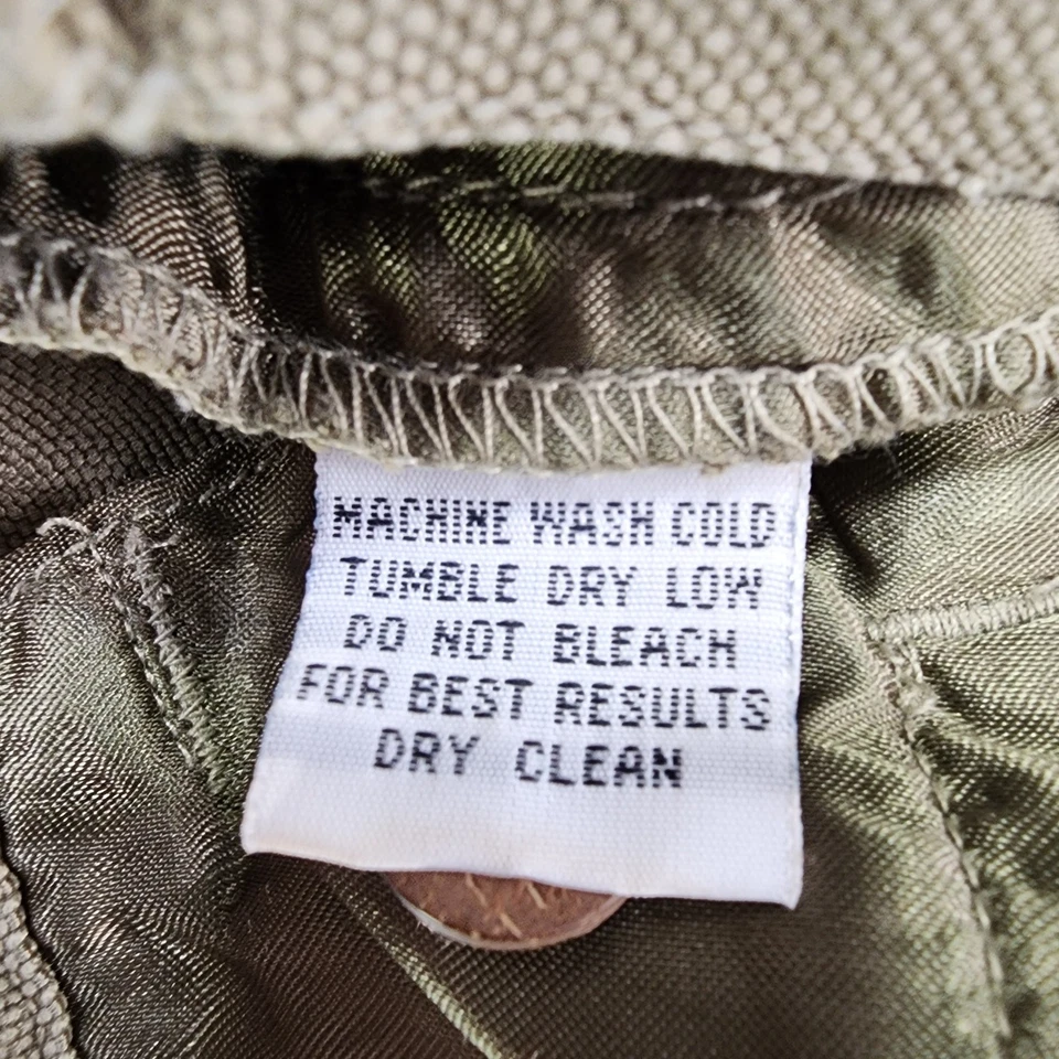 Shorts feminino vintage Tommy Bahama 12 verde seda plissado cintura alta resortwear - Imagem 4 de 4