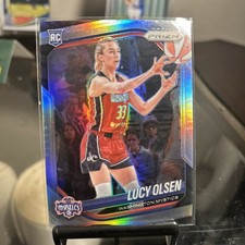 2025 Panini Prizm WNBA - Lucy Olsen #104 Base Silver Prizm (RC)
