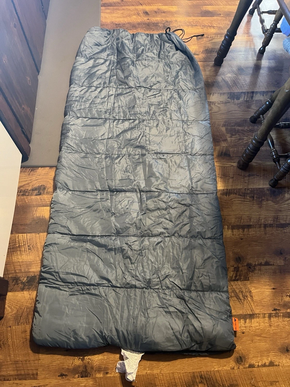 Ozark Trail 50F Flannel Lined Rectangle Adult Sleeping Bag - Blue (75" x 33")