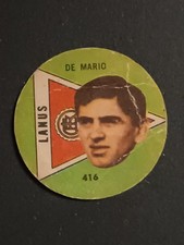 figurina Calciatori Fulbito 1964 #416 De Mario Lanus Argentina