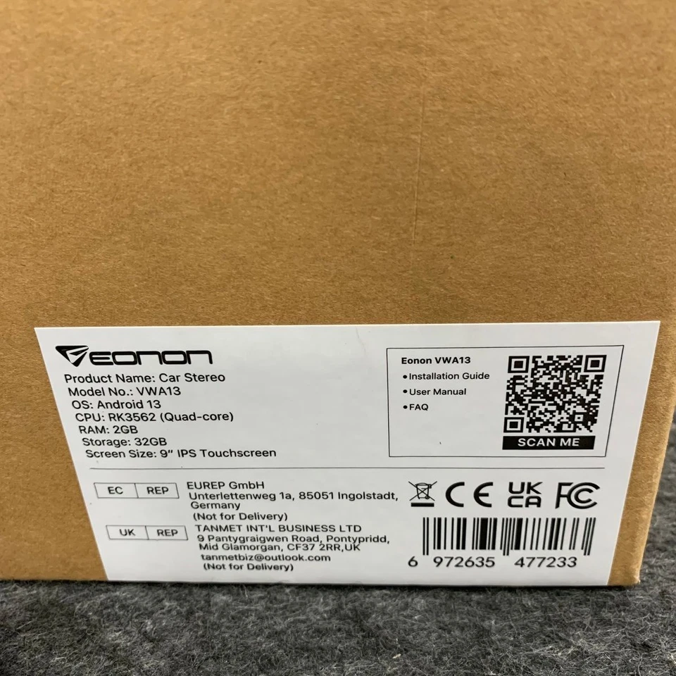 EONON VWA13 9" In-car Entertainment Car Stereo 32gb - Image 4 of 4