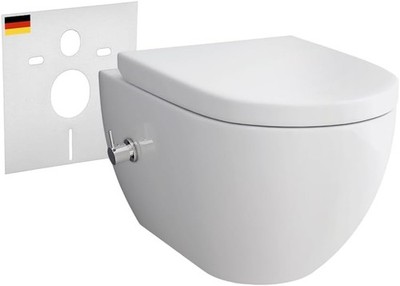 Alpenberger Wand WC Bidet Toilette Taharet WC Spülrandlos Armatur Made in Europa
