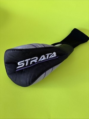 STRATA Golf Driver Head Cover Black Gray Purple - 41