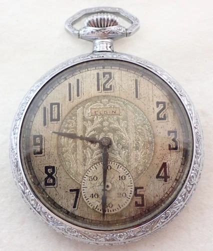 ANTIQUE 16s ELGIN GRADE 313 15 JEWEL POCKET WATCH