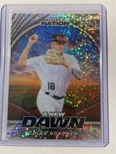 Caleb Bonemer white sox 2025 Leaf Nation New Dawn Sparkle Silver 1/15