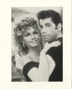 Grease 1978 John Travolta Olivia Newton John Original Double Weight 8x10 Photo