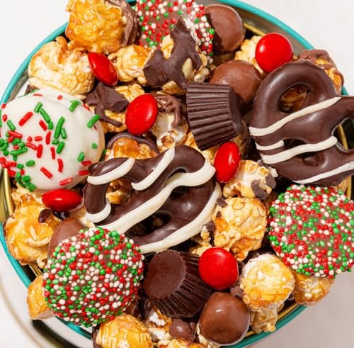 Christmas Gift Basket- Gourmet Food Gifts - Plays Music - Holiday Chocolate a...