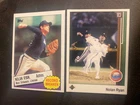 2 NOLAN RYAN BASEBALL CARDS EX/MT ASTROS