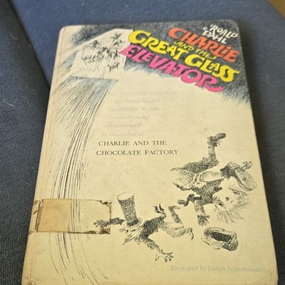 Roald Dahl Charlie and the Great Glass Elevator HC Illus Ex-Library 1972