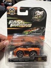 Jada Toys Fast & Furious Han's 2003 Mazda RX-7 1:43 Diecast Orange Unopened