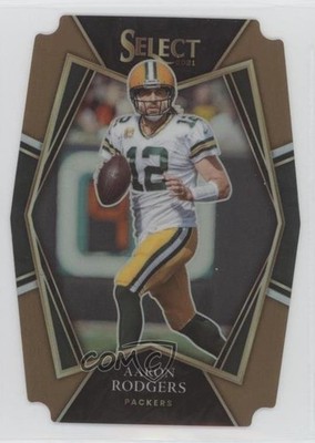 2021 Panini Select Premier Level Copper Prizm Die-Cut 185/199 Aaron Rodgers 17tq
