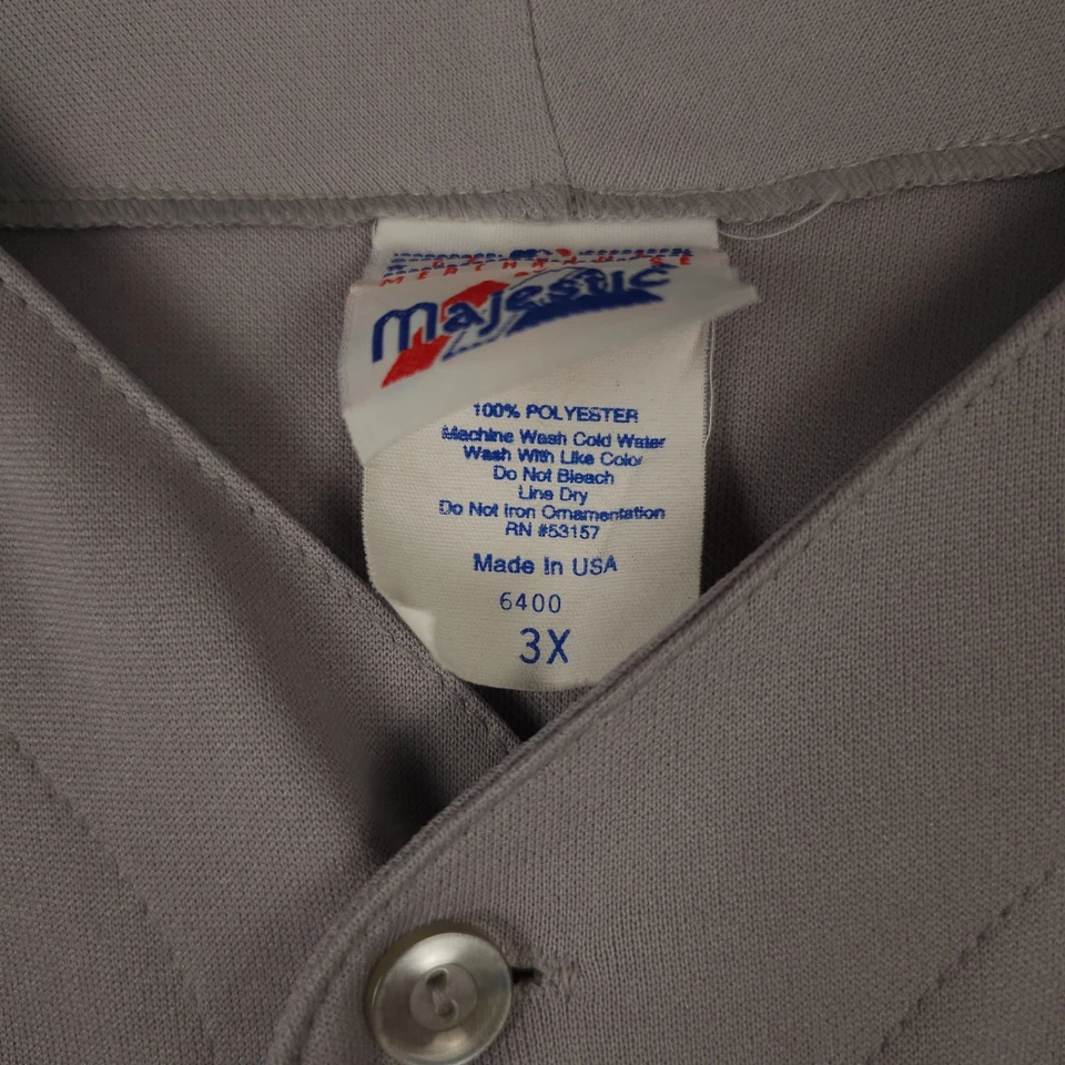 Vintage New York Yankees Jersey Mens 3XL Gray Paul O'Neill 21 Majestic USA Made - Image 4 of 4