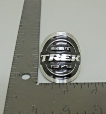 Bicicleta Trek Bicicleta Cabeza Aluminio Insignia Logo Nuevo Antiguo Stock
