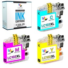 Compatible LC103CL Ink Cartridges 3PK fits Brother MFC J285DW J4510DW J450DW