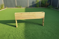 Extra Deep Raised wooden decking planter